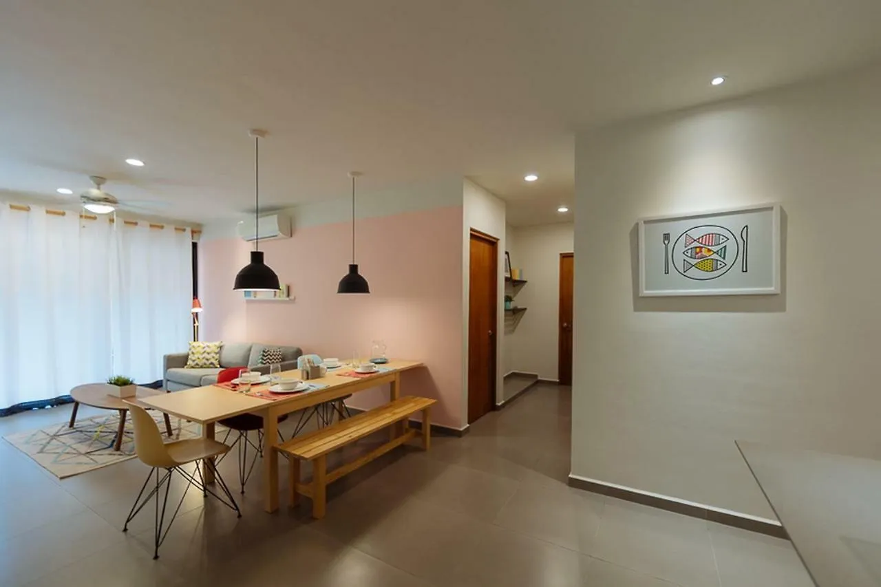 Sweet 2Br Condo Walking Distance To Everywhere By Happy Address 0*, Playa del Carmen