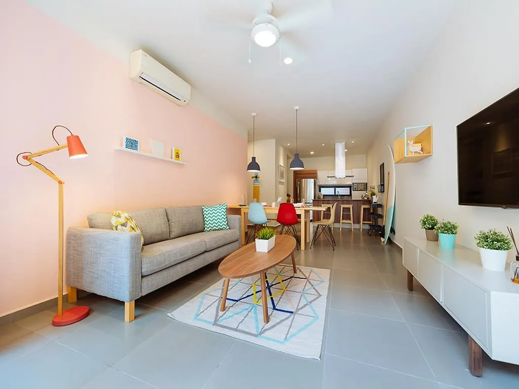 Sweet 2Br Condo Walking Distance To Everywhere By Happy Address 普拉亚卡门